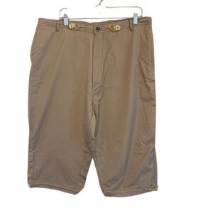 NWT Mr. Rags Vintage Men's Khaki Cargo Shorts XL Urban Streetwear Baggy Retro